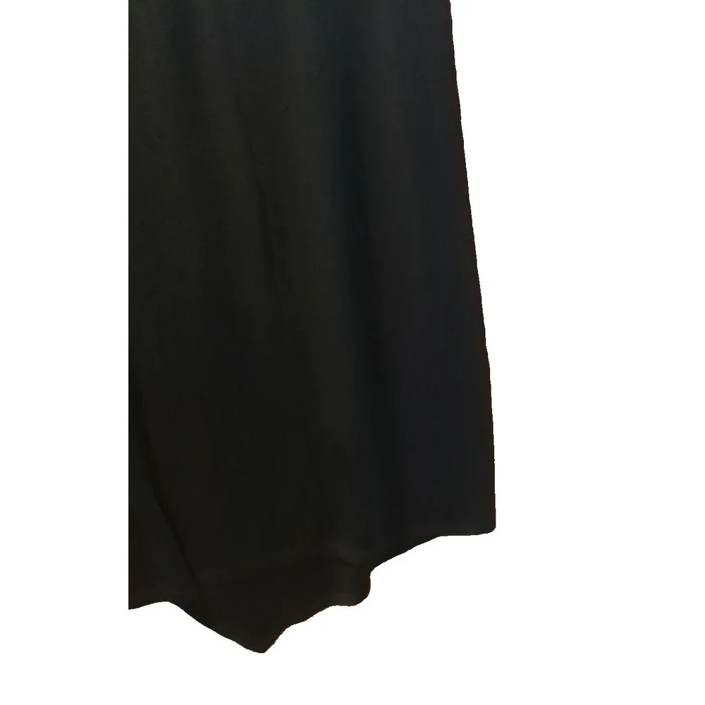 NWT Avenue Studio Women Size 14 Black Stretch Pull On‎ Asymmetric Hem Skirt Long